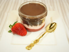 Chocolate Covered Strawberry Jars
