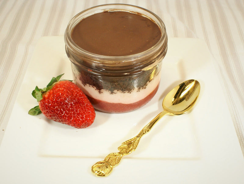 Chocolate Covered Strawberry Jars