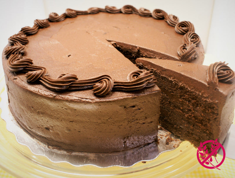 Chocolate Cake with Chocolate Ganache - Gluten Free
