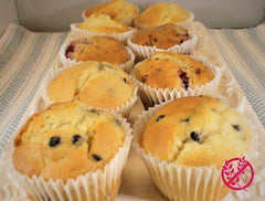 Muffins Apple/Blueberry/Raspberry (12ea Pack) - Gluten Free