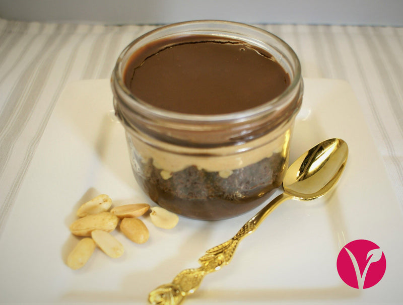 Peanut Butter Chocolate Jars - Vegan